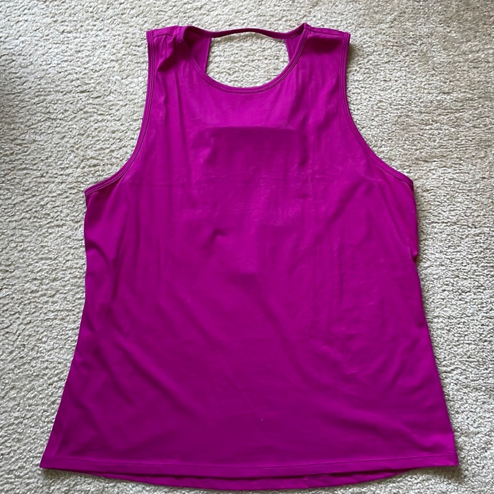 Fuchsia Victorias Secret Sport Workout Tank - Size Large